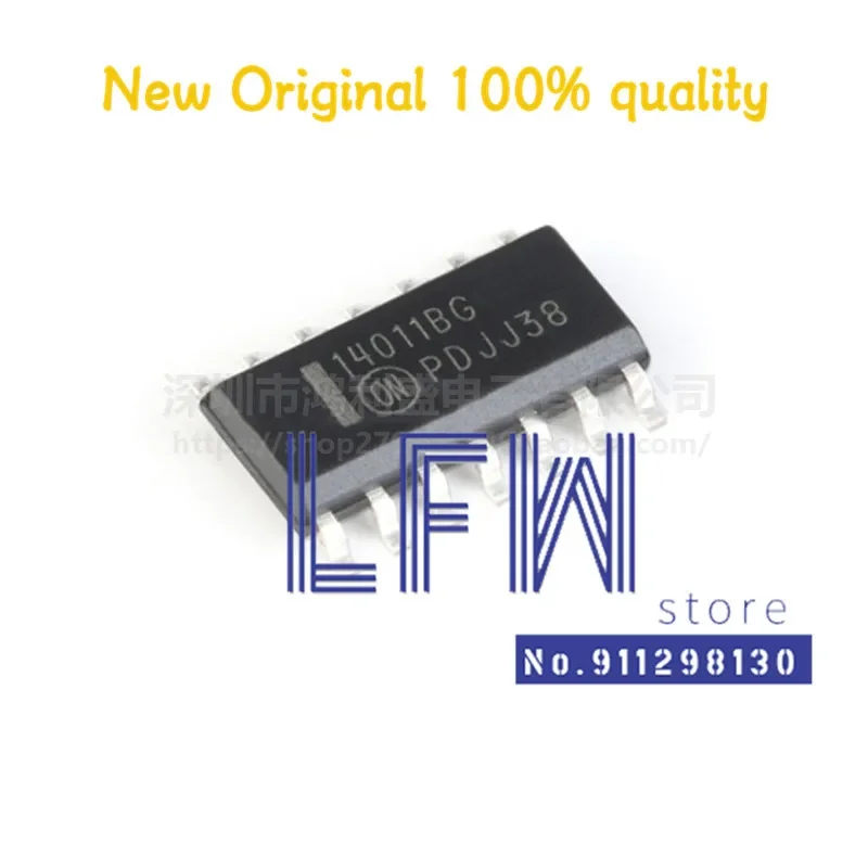 10pcs/lot MC14011BDR2G MC14011BDR2 MC14011 14011BG SOP14 Chipset 100% New&Original In Stock