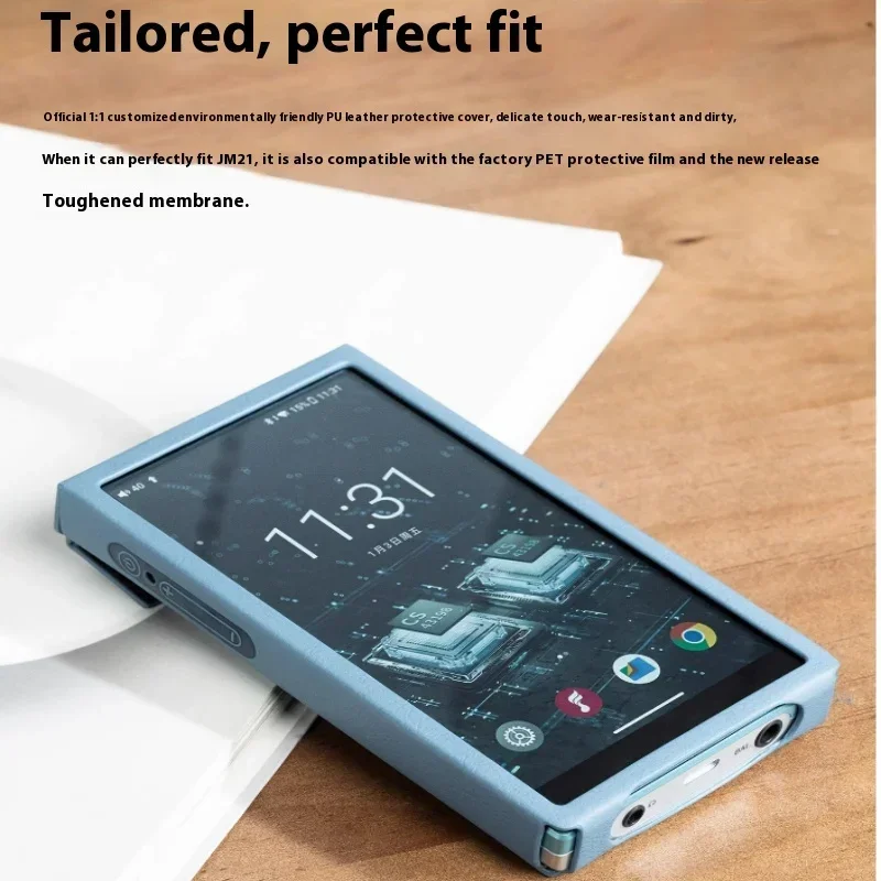 FiiO SK-JM21 Player MP3 Protective Case PU Leather Anti Slip Case Easy to Disassemble FiiO JM21 Music Player Custom Case Gifts