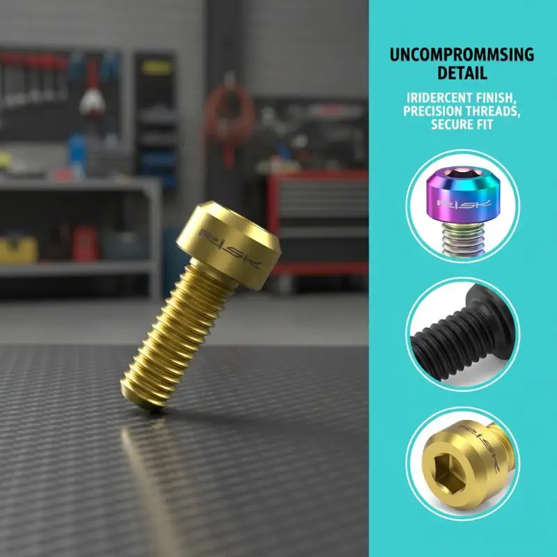 Reliable M5 X 14mm Titanium Bolts For Bicycle Brake Lever Thumb Derailleur High Performance Rust Resistant 2pcs