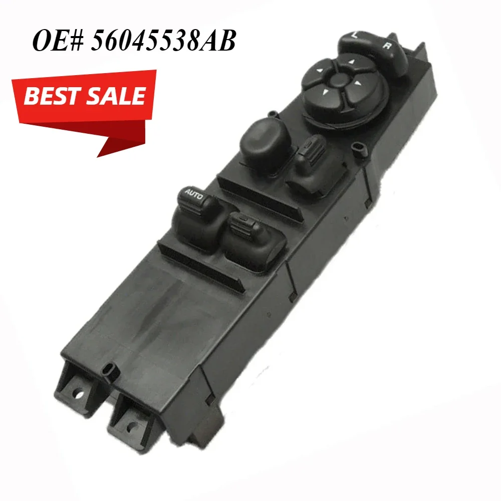 

56045538AB New Car Power Window Lifter Switch for Dodge Dakota 2.5L 3.7L 3.9L 4.7L 5.9L Dodge Ram 1500 3.7L 4.7L 5.9L,68193532AA