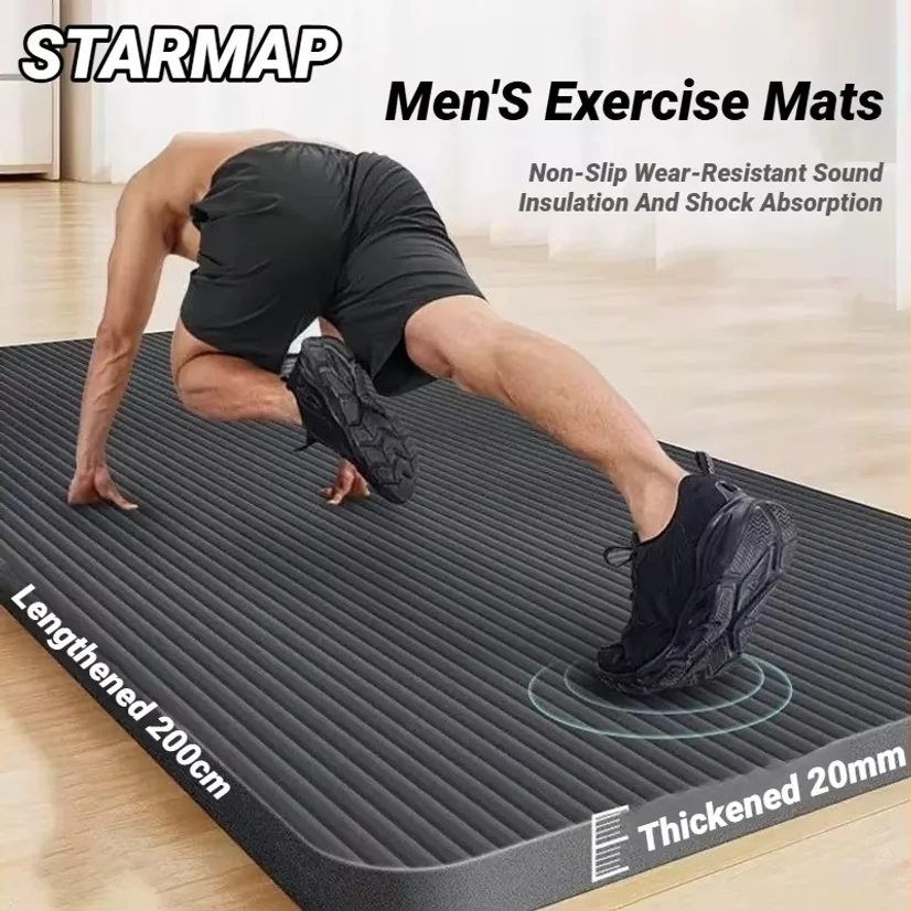 Yoga Fitness Mat - Set Dua Bagian Matras Yoga Nbr