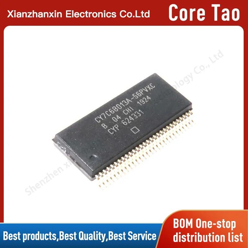 1pcs/lot CY7C68013A-56PVXC CY7C68013A SSOP56 Micro controller IC chips