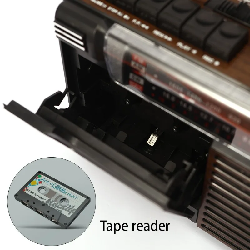 Nostalgischer Retro-Multiband-Radio, multifunktionaler Bluetooth-Recorder mit hoher Lautstärke