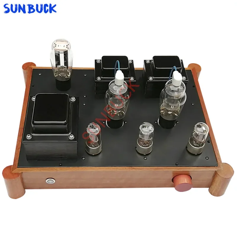 SUNBUCK 807 6N8P Push FU7 Single-Ended Tube Amplifier 5Z3P Rectifier 2 Stereo 9W Vacuum Tube Amplifier DIY Kit Audio