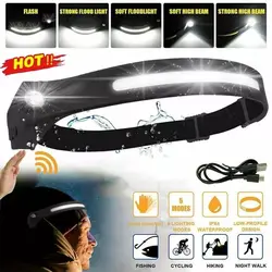 New Othemo 230 Head Light Rechargeable Head-mounted 230° LED Headlamp Super Bright Strong Light Night Fishing Headlight Camping