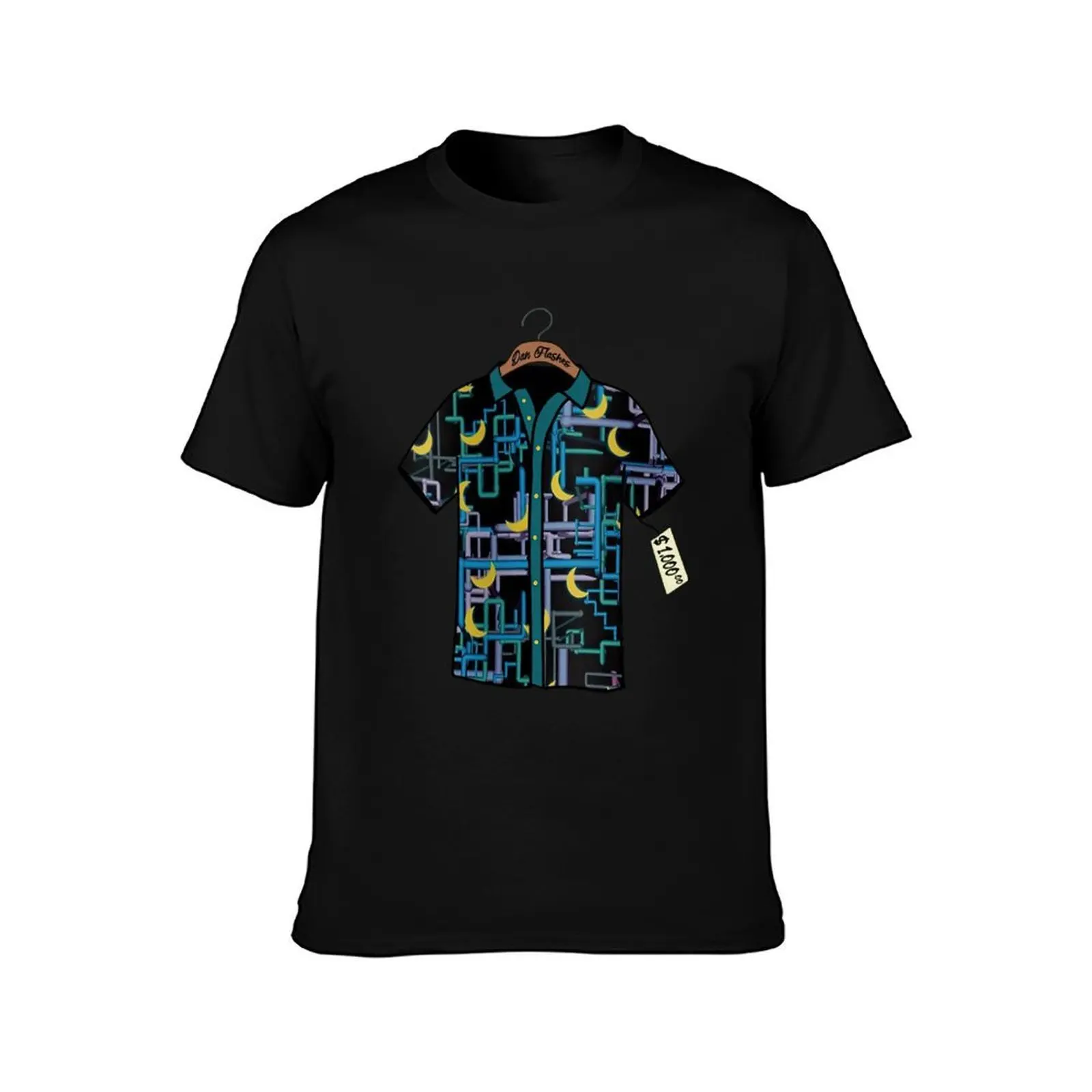 Dan Flashes Complicated T-Shirt, Summer Casual Cotton Tee, Oversized Streetwear Tops, Vintage Graphic Print, Unisex Men Women