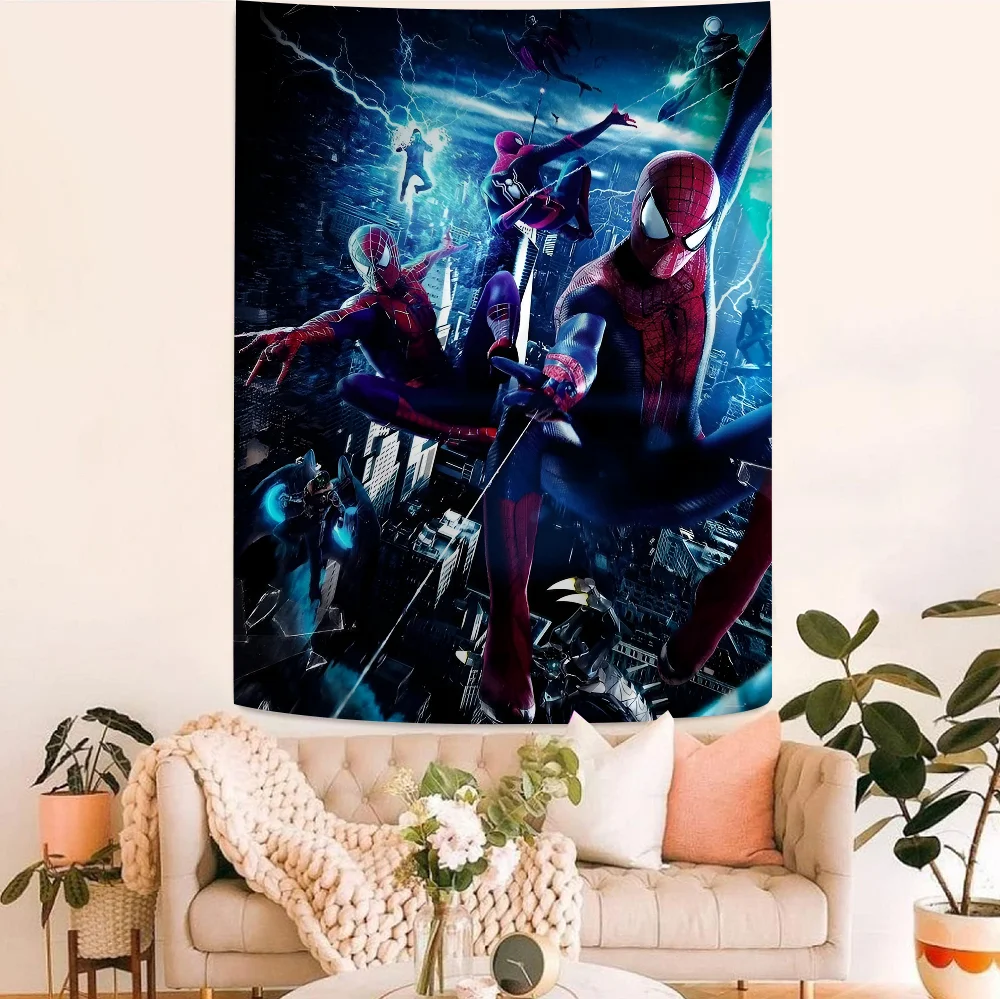 Avengers S-Spidermans Cartoon Tapestry Home Decoration Hippie Bohemian Decoration Divination Home Decor