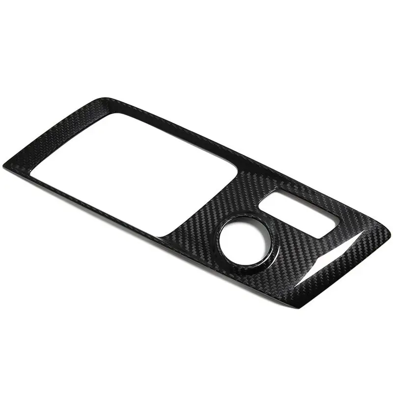 

For Corvette C7 2014-2019 Real Carbon Fiber Control Gear Shift Panel Trim Accessories Manual Gear LHD