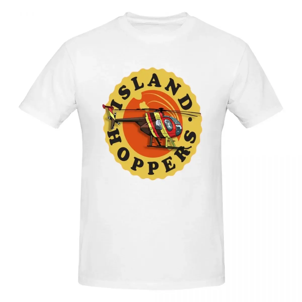 Island Hoppers Magnum PI-Camiseta de algodón 100% Unisex, camisetas clásicas para hombre, camisetas de manga corta con cuello redondo, S-6XL