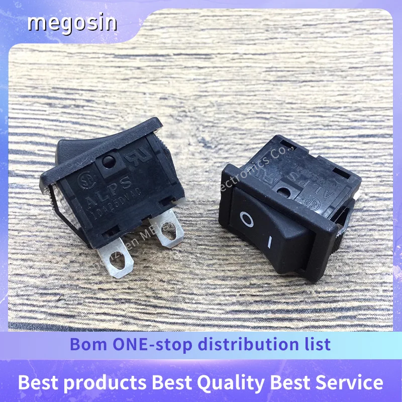 

1~5PCS/LOT Boat-shaped switch, toggle switch, 15*21, two-pin, two-position power switch, 10A