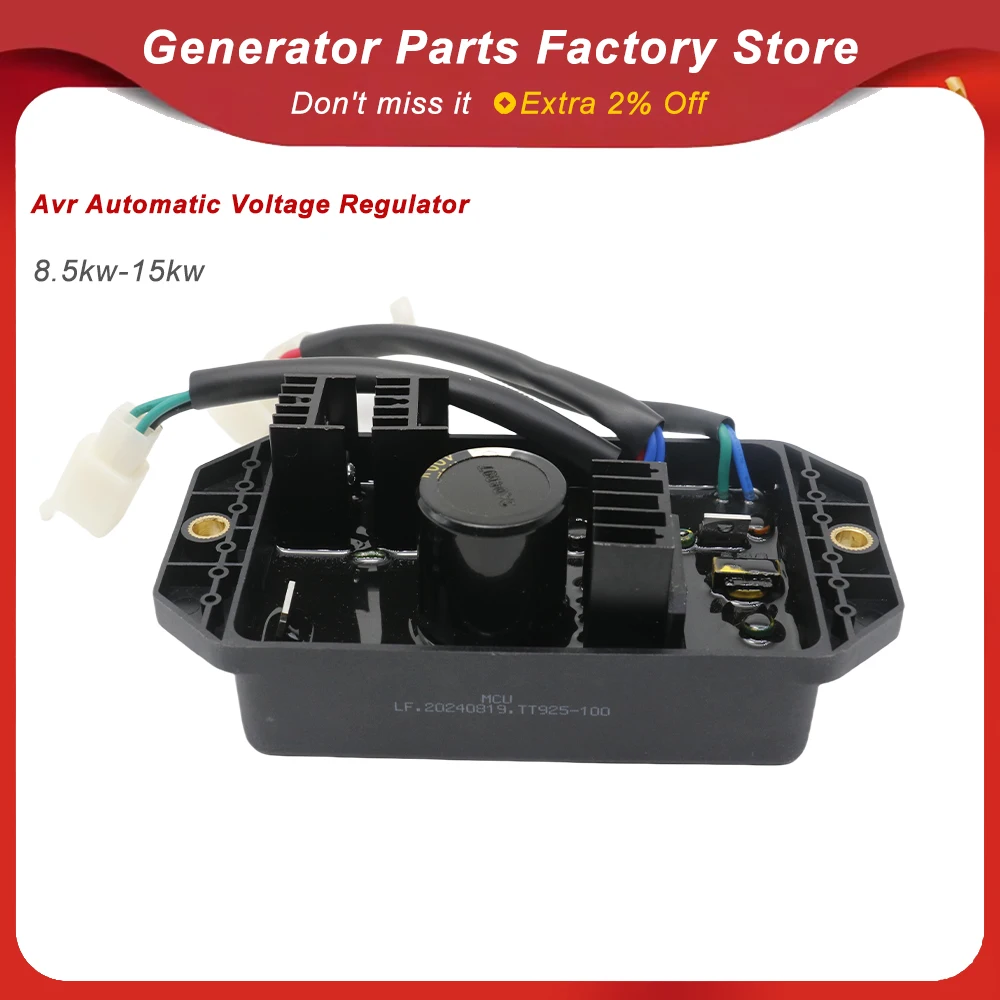 Generator Avr Automatic Voltage Regulator For 8.5kw-15kw Single Phase Three Phase