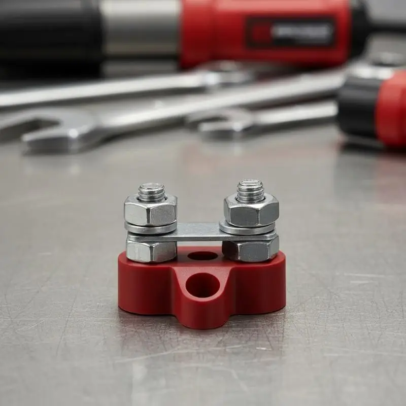 Insulated Power Post Terminal Stud Bus Bar 12-48V Heavy Duty Junction Block for Boat RV Automotive Solar Panel Wiring