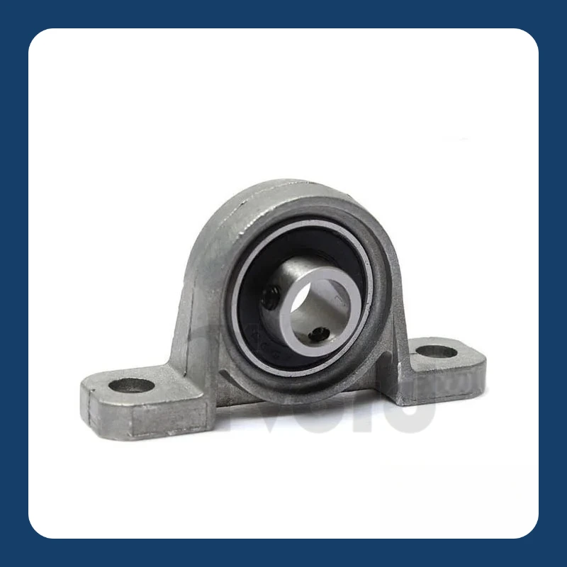 

10pcs Zinc Alloy Diameter 8mm 10mm 12mm 17mm Bore Ball Bearing Pillow Block Mounted Support KP08 KP000 KP001 kp003 kp005 kp006