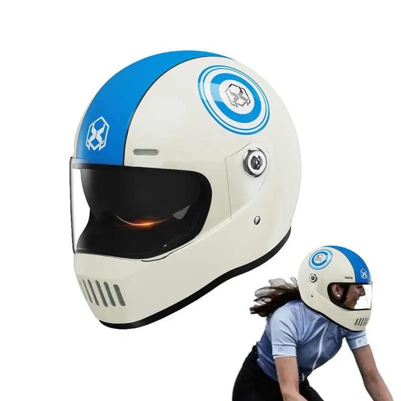 

Motorcycle Helmets Thermal Helmets With Anti-fog Process Double Mirror Design Exterior Mirror HD For Skating And Road Biking