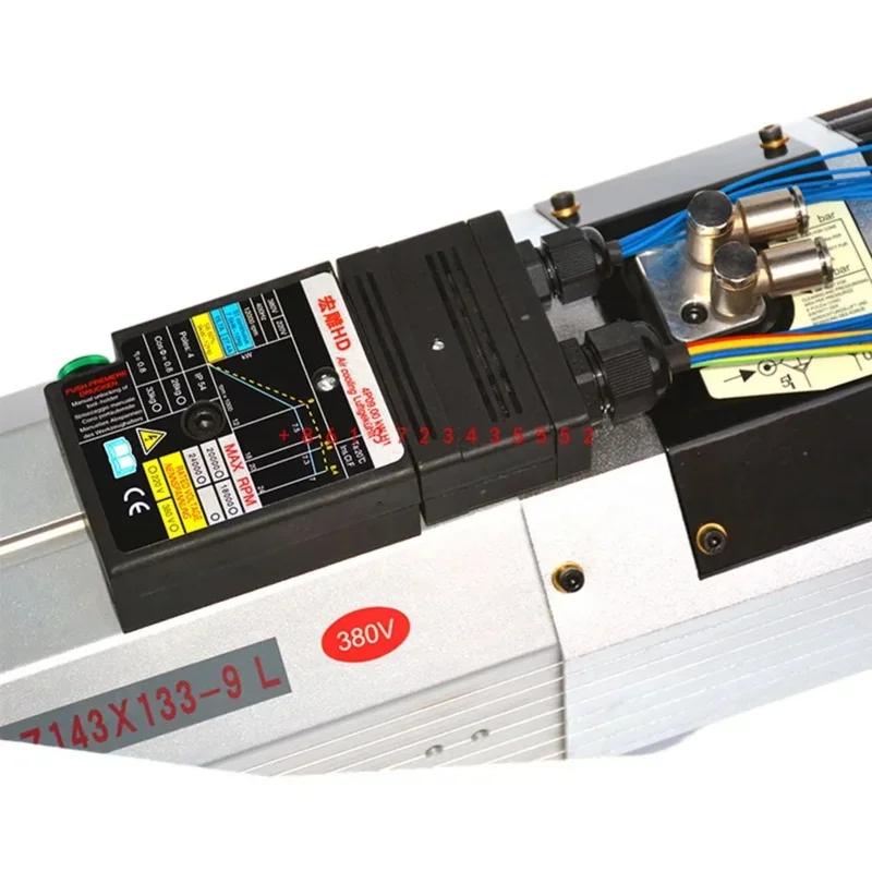 آلة الحفر أداة أوتوماتيكية تغيير ملحقات محرك المغزل 9KW/380V/24000 دورة في الدقيقة 4-level ISO30 طاقة المغزل الكهربائي