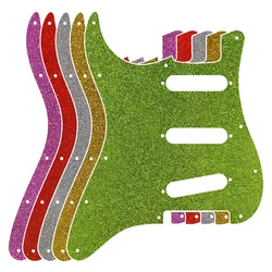 Fei Man Custom Pickguard - For Left Hand,USA,Mexico, FD,11 Screw Hole, Strat Standard SSS St, Scratch Plate, No Switch Hole