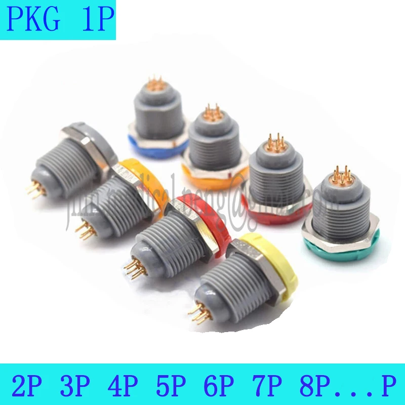 PKG 1P 2 3 4 5 6 7 8 9 10 14Pin Medical Plastic Red White Blue Green Black Yellow Grey Orange Female Socket Connector Key(G)