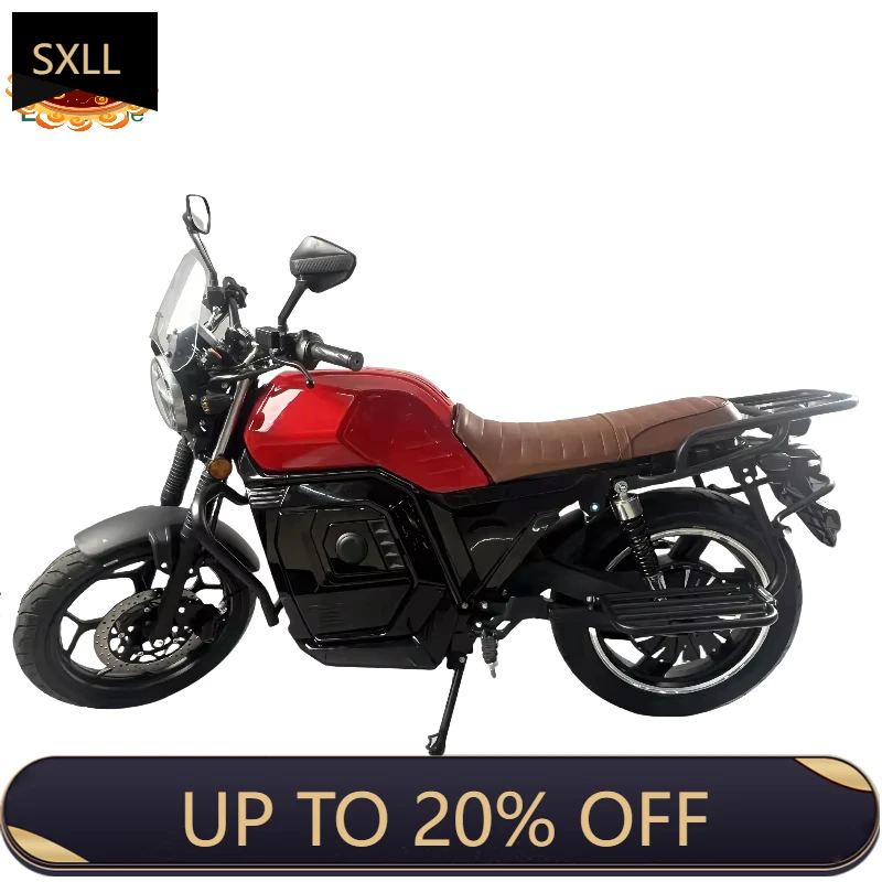 

SXLL Motofino Retro Electric Touring Motorcycle for Adults 3000W 72V50AH Lithium 80km/h High Speed Brushless Motor on Sale