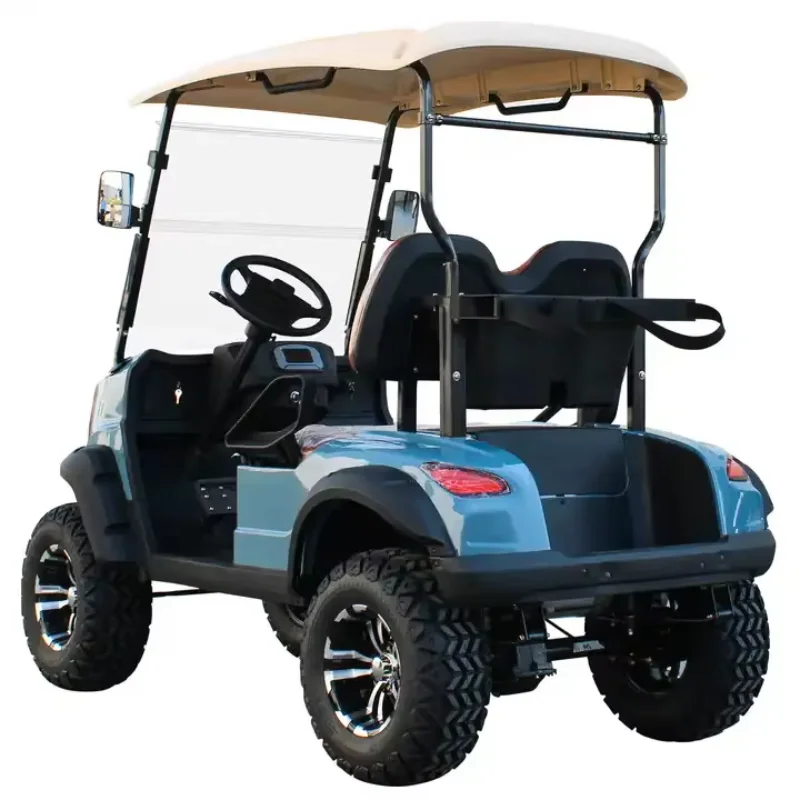 Carrito de Golf Buggy con batería de litio, 72V, Solar, 2 asientos, todoterreno, Mini calle eléctrica Legal