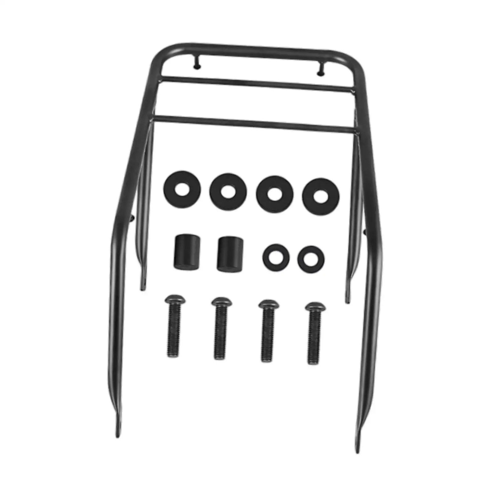 

Motorcycle Rear Luggage Rack Cargo Shelf Easy Installation Heavy Duty Attachment Rear Mounting Rack Motorcycle Frame Support