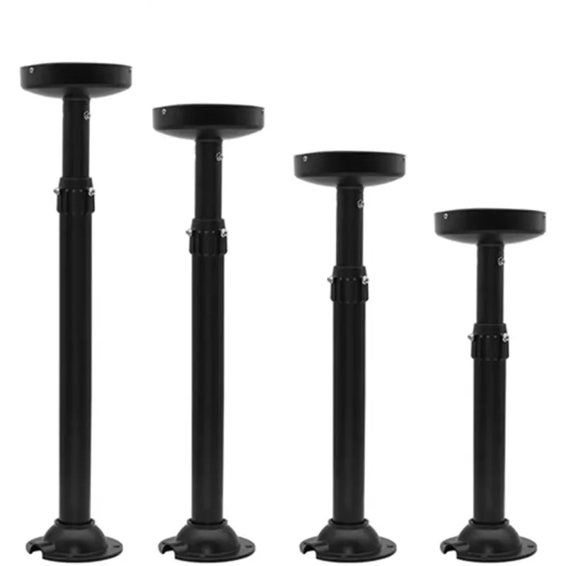 أسود سبائك الألومنيوم قبة/رصاصة CCTV حامل كاميرات مراقبة عالي الجودة كاميرات دعم 20 سنتيمتر-200 سنتيمتر أطوال تلسكوبي ل جدار سقف جبل #6