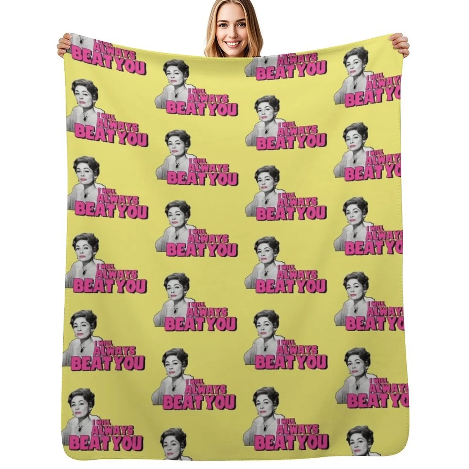 

Mommie Dearest 'Faye Dunaway IS Joan Crawford.. Movie Quote print Throw Blanket Luxury Throw Giant Sofa Blankets