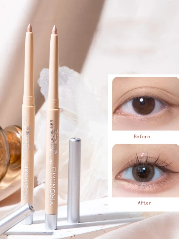 Lie Silkworm Pen Natural Highlight for Big Eyes Brighten Concealer Contour Stick Eyeshadow Hightlighter for Girl Women Cosmetics