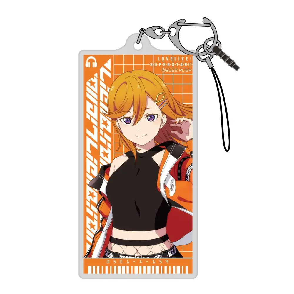 LoveLive Anime Zweidimensionaler Tang Keke Ren Hazuki Cartoon-Charakter Acryl-Schlüsselanhänger Kreativer Kawaii Chibi Schlüsselring Großhandel – Detail 7