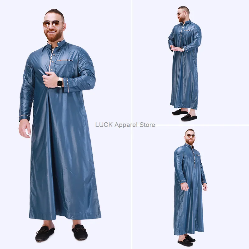 

Arab Men Robe Men Fashion Long Dress New Classic Arab Robe Men's Clothing Muslim Ethnic Clothing