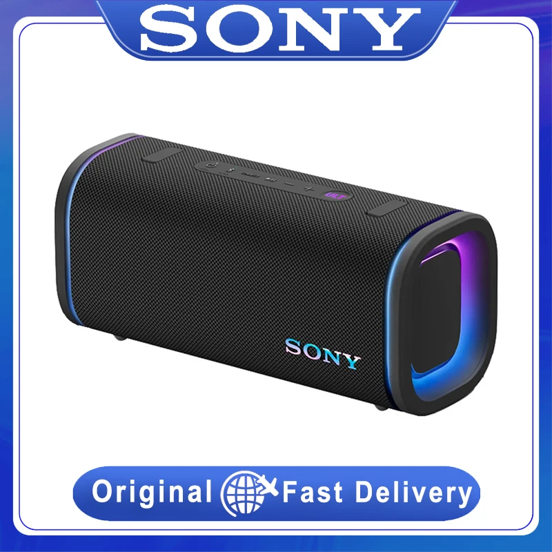 Sony ULT Field 5 Wireless Portable Bluetooth Speaker IP67 Waterproof Dustproof and Rustproof with Enhanced Bass 360° Party Light