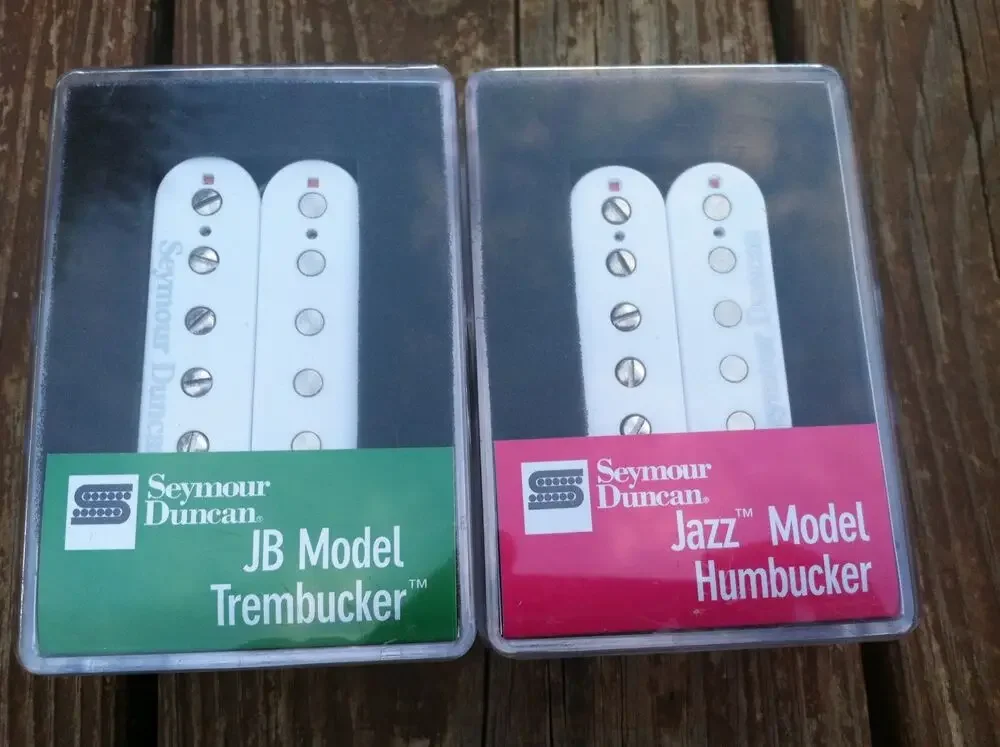 

SD TB-4 JB SH-2 Jazz Hot Rodded PICKUP SET Trembucker White NEW