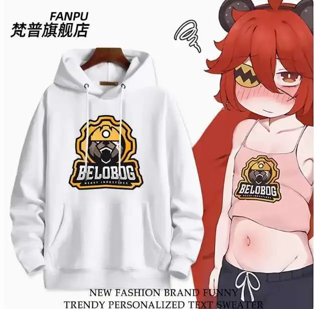 

Anime Zenless Zone Zero Koleda Belobog Hooded Hoodie Cosplay Autumn Winter Men Women Coat Loose Jacket Tops anime