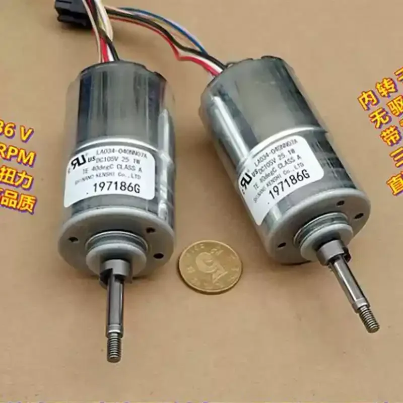 1PC For DC 105V LA034-040NN07A 3-Phase Internal Rotor DC Brushless Motor