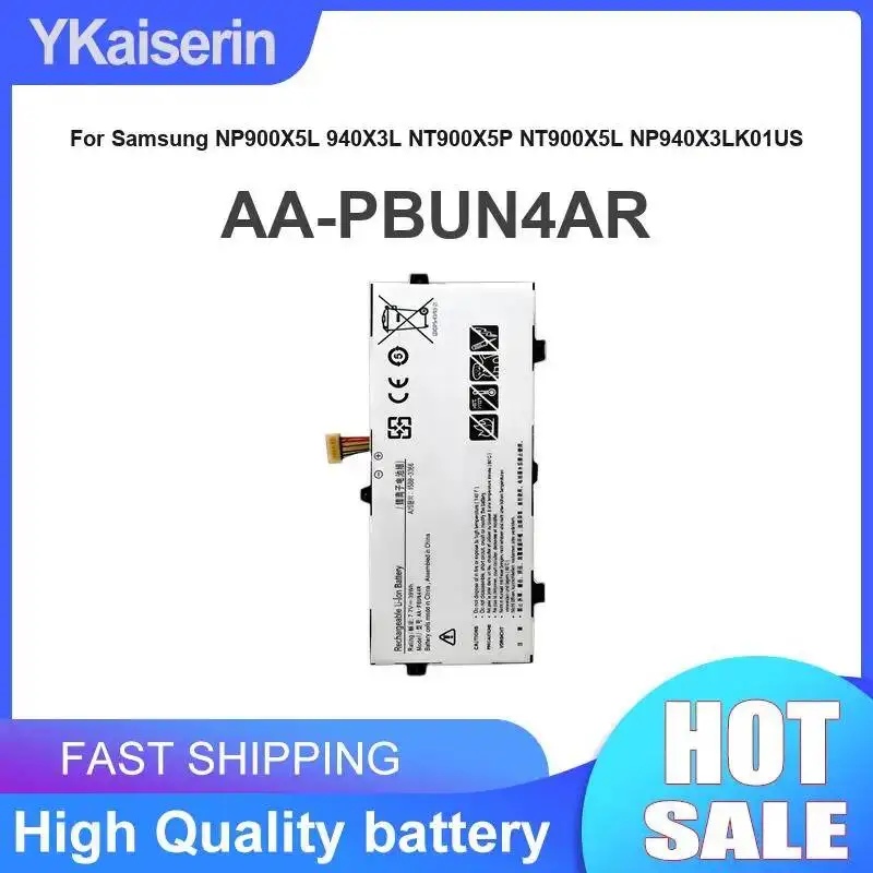 

AA-PBUN4AR 39Wh Экологичная батарея для ноутбуков Samsung NP900X5L 940X3L NT900X5P NT900X5L NP940X3LK01US