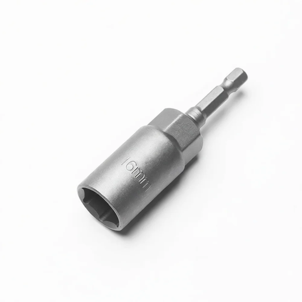 Deep Impact Socket Bits For Power Electric Drill Metric Hex Nut Driver Wrench Head Repair Kit Chrome Vanadium Steel Durable Tool