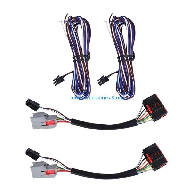 

W8KD Precise Engineered 8 Pin to 22 Pin Converter Wiring Harness Adapter Cable Suitable for F150 Trailer Mirror Compatibility