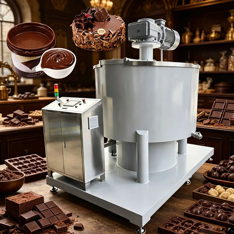 Industrial Cocoa Ball Mill Chocolate Grinding Machine Conching System for Smooth Paste and Nut Butter Customized