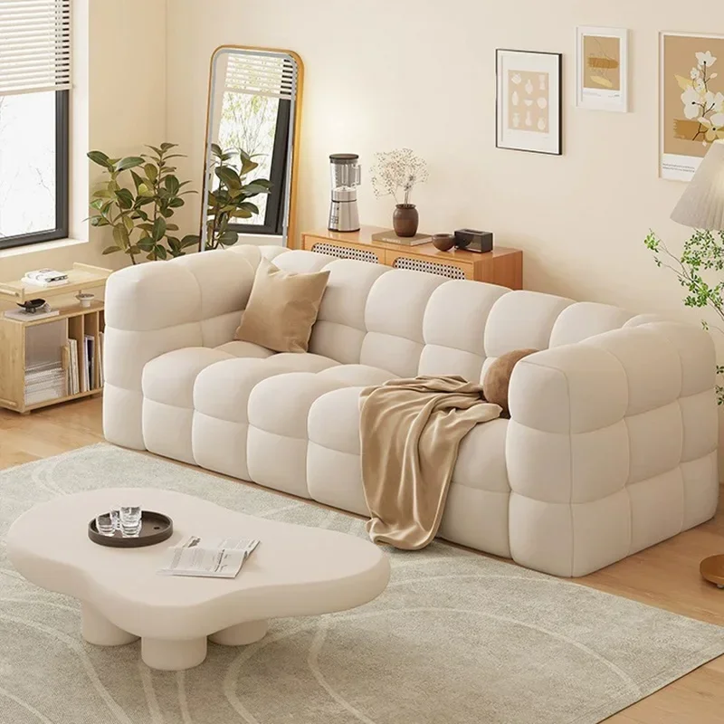 White Designer Sofa Living Room Luxury Elegant Bedrooms Puff Sofa Modern Relaxing Oturma Odası Kanepeleri Library Furniture