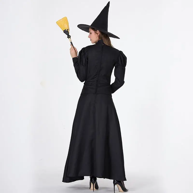 أزياء Bla Witch Magic Robe التأثيرية للبالغين، أزياء الهالوين رول بلانغ بار إيوب، ملابس المسرح الصينية التقليدية
