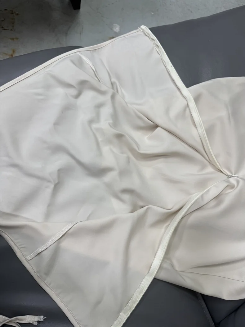 Abito sexy da donna primavera estate nuovo abito da sera gonna lunga con reggicalze in raso