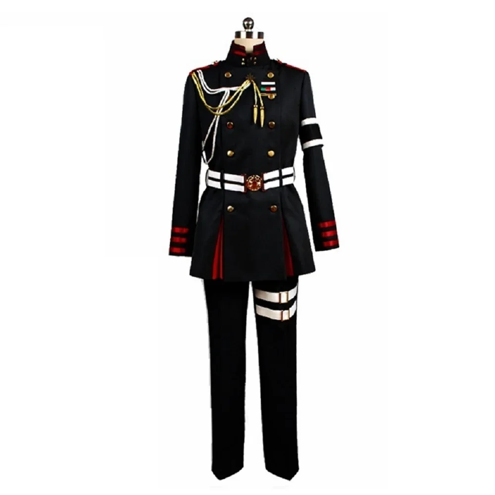 Unisex Anime Cos Guren Ichinose Military Cosplay Costumes Outfit Halloween Christmas Uniform Suits