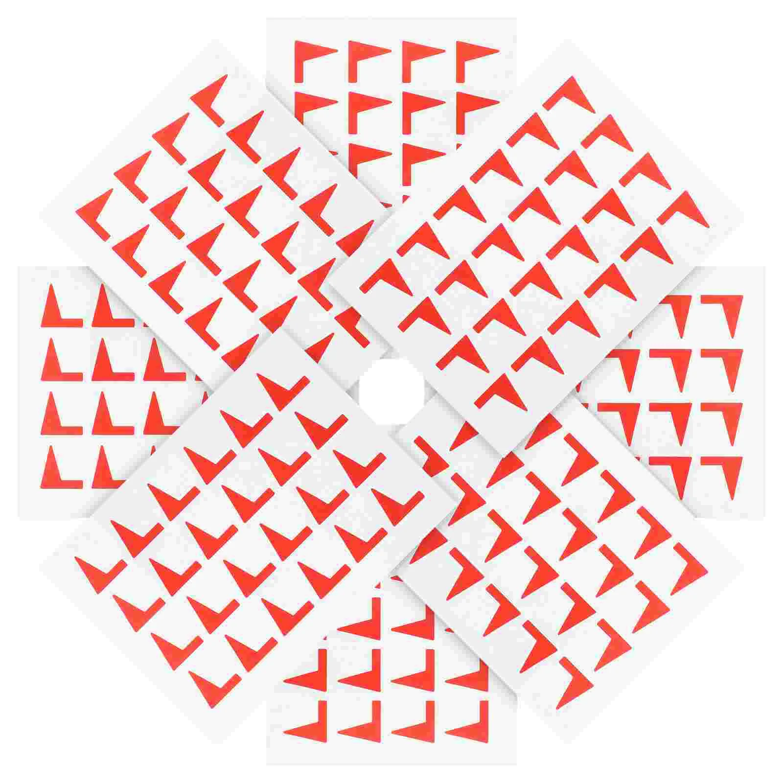 Heavy Duty Stickers Map Marker Marking Thank You Red Classification Nail
