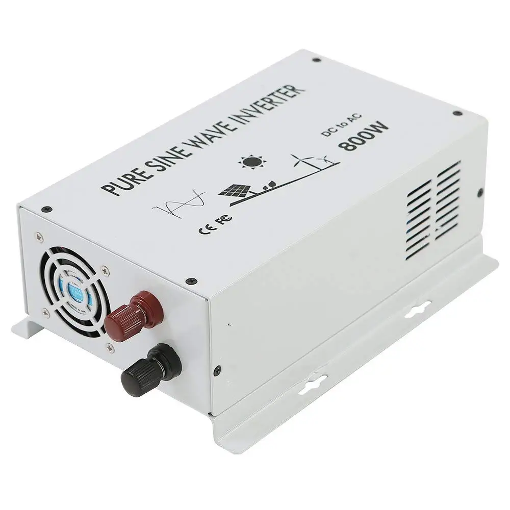 Solar Inverter 24V 220V 800W Power Inverter Pure Sine Wave Inverter 12V 48V DC to 100V 120V 230V 240V AC Converter Power Supply