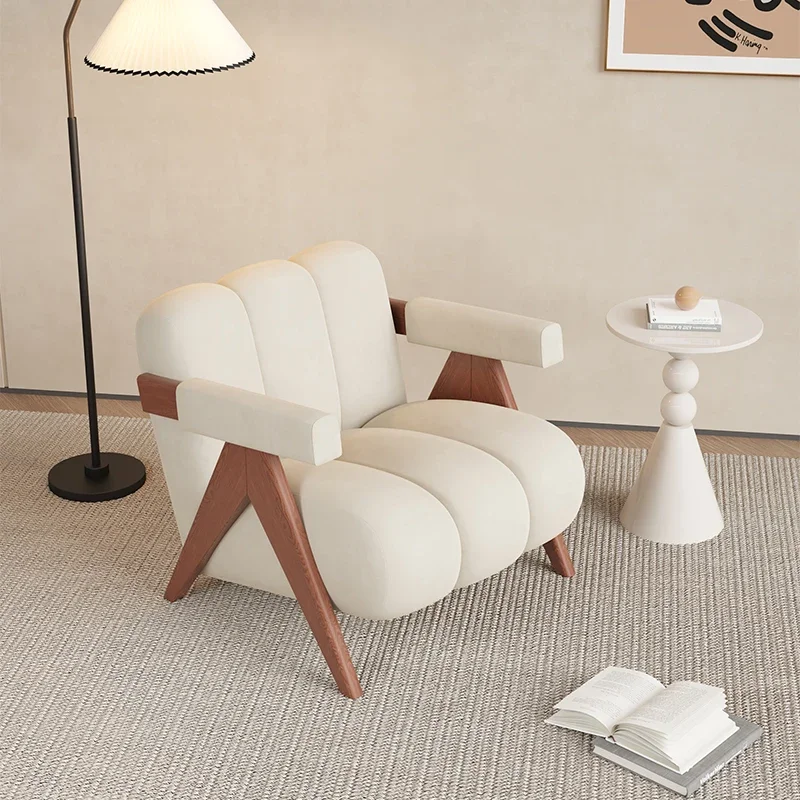 

White Stretch Sofa Chair Girl Comfortable Lounge Floor Sofa Chair Small Single Muebles Para Salas Modernos Home Furniture
