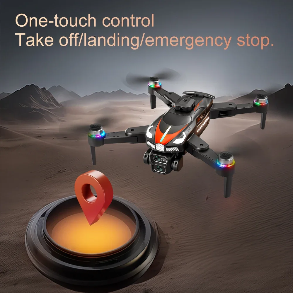 V192 brushless obstacle avoidance drone 8K HD dual camera aerial photography optical flow positioning remote control toy