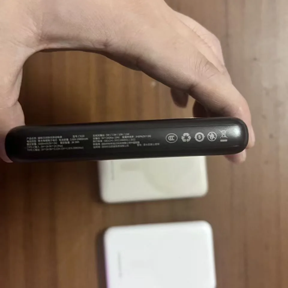 بنك طاقة 10000 مللي أمبير في الساعة مع شهادة CCC، شاحن محمول لاسلكي مغناطيسي، طائرة FAA آمنة لهاتف iPhone Samsung Huawei Xiaomi #2