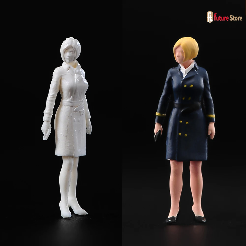 Miniature Figure 1/87 1/72 1/64 1/43 Painted Diorama Figure Model Creative Photography Home Decoration Car Model Matching