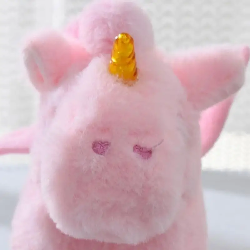 لعبة حيوانات قطيفة كهربائية للأطفال الصغار، حيوانات محشوة مع صوت ضوء LED، هدية عيد ميلاد تفاعلية للأطفال A2UB