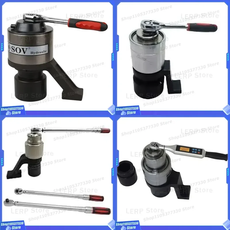 OEM Carbon Steel Torque Multiplier 1000nm Socket 30-46mm Heavy Duty Bolt Removal Tool for Industrial Customizable Wrench Set