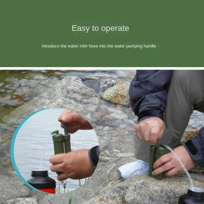 Easy water purifier Outdoor portable emergency relief water purifier Outdoor camping equipment filter